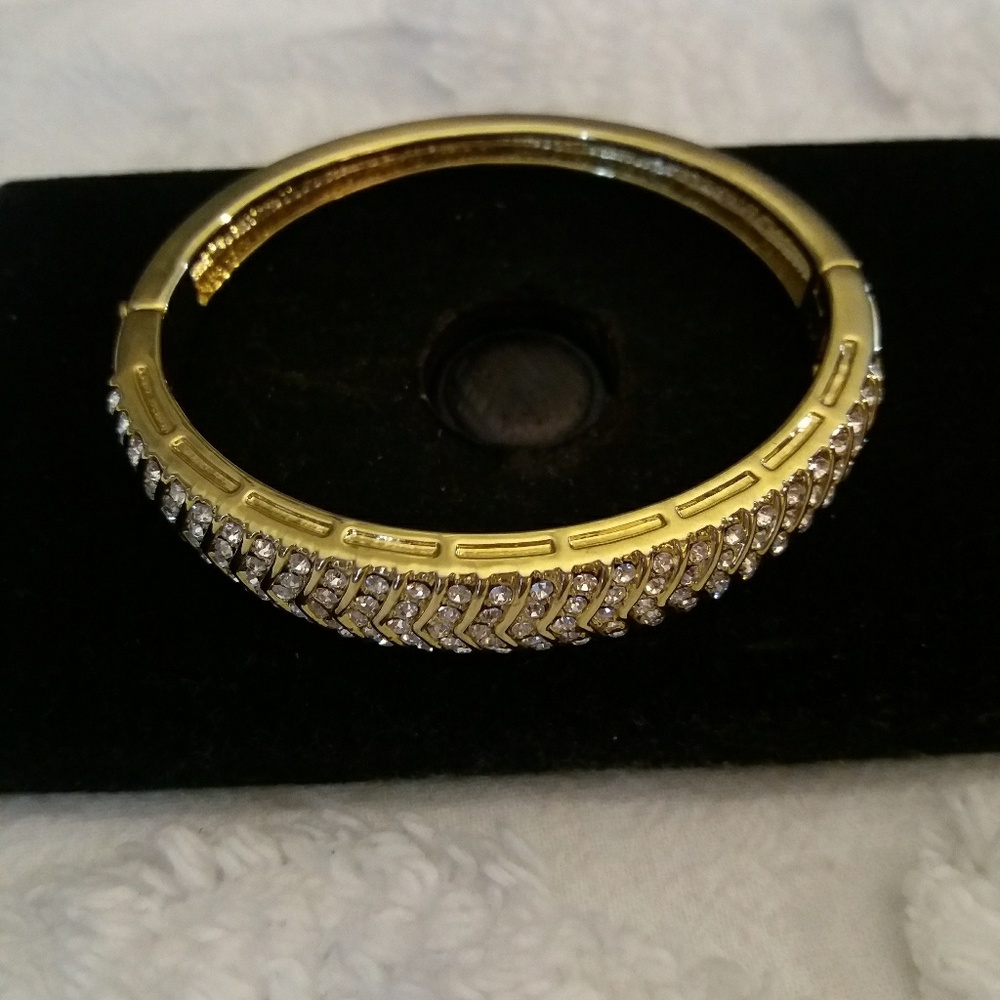 PJM Rhinestone Bangle - Picture 2 of 4